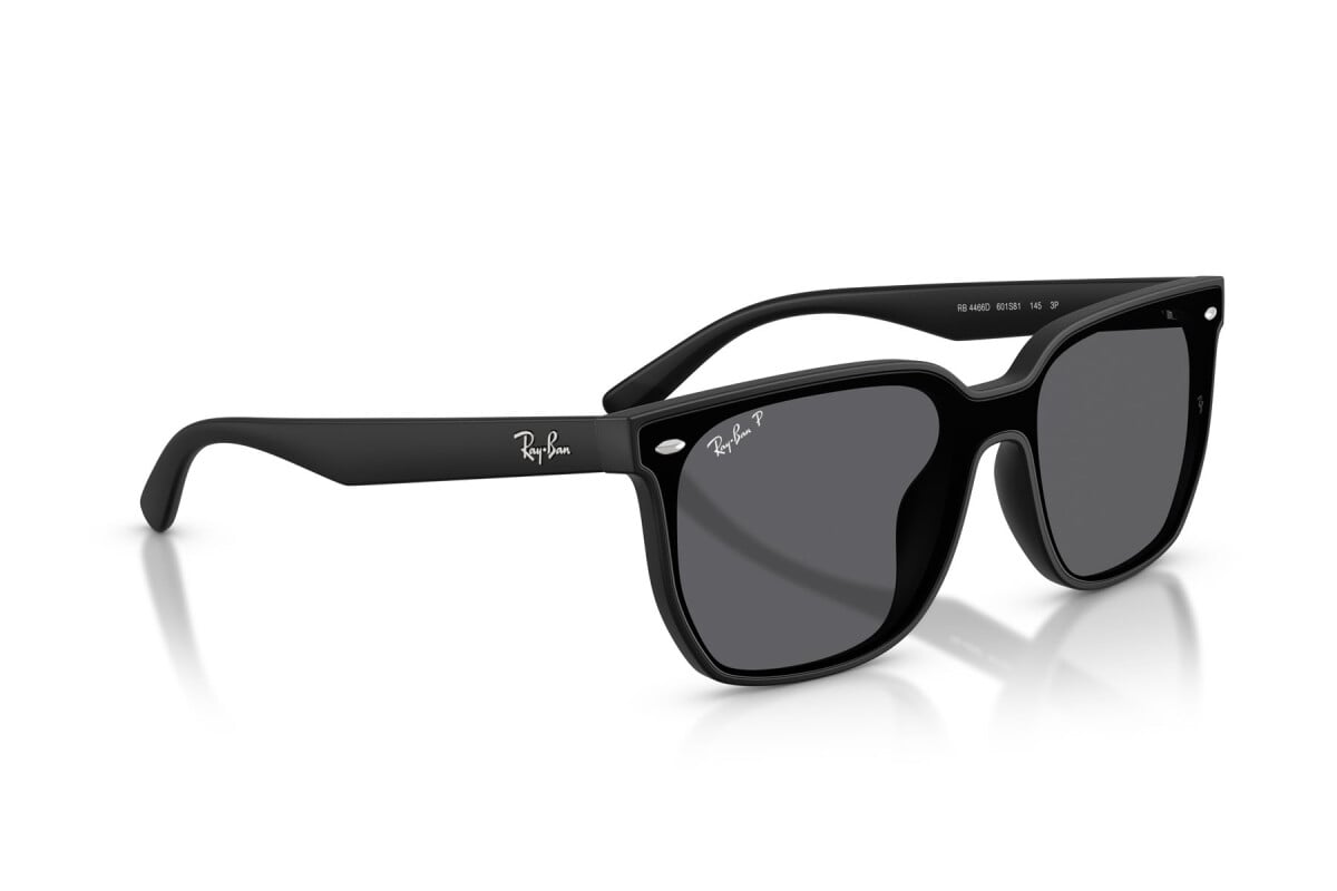 OCCHIALE DA SOLE UNISEX RAY-BAN RB 4466D - 601S81 NERO OPACO - TAGLIA 47