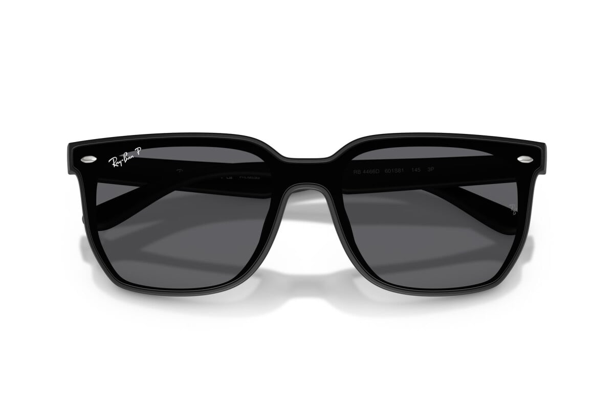 OCCHIALE DA SOLE UNISEX RAY-BAN RB 4466D - 601S81 NERO OPACO - TAGLIA 47