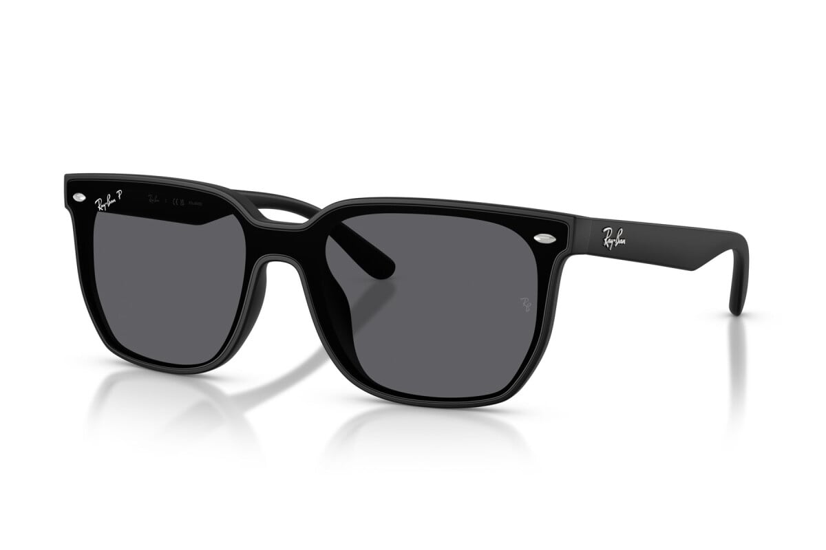 OCCHIALE DA SOLE UNISEX RAY-BAN RB 4466D - 601S81 NERO OPACO - TAGLIA 47