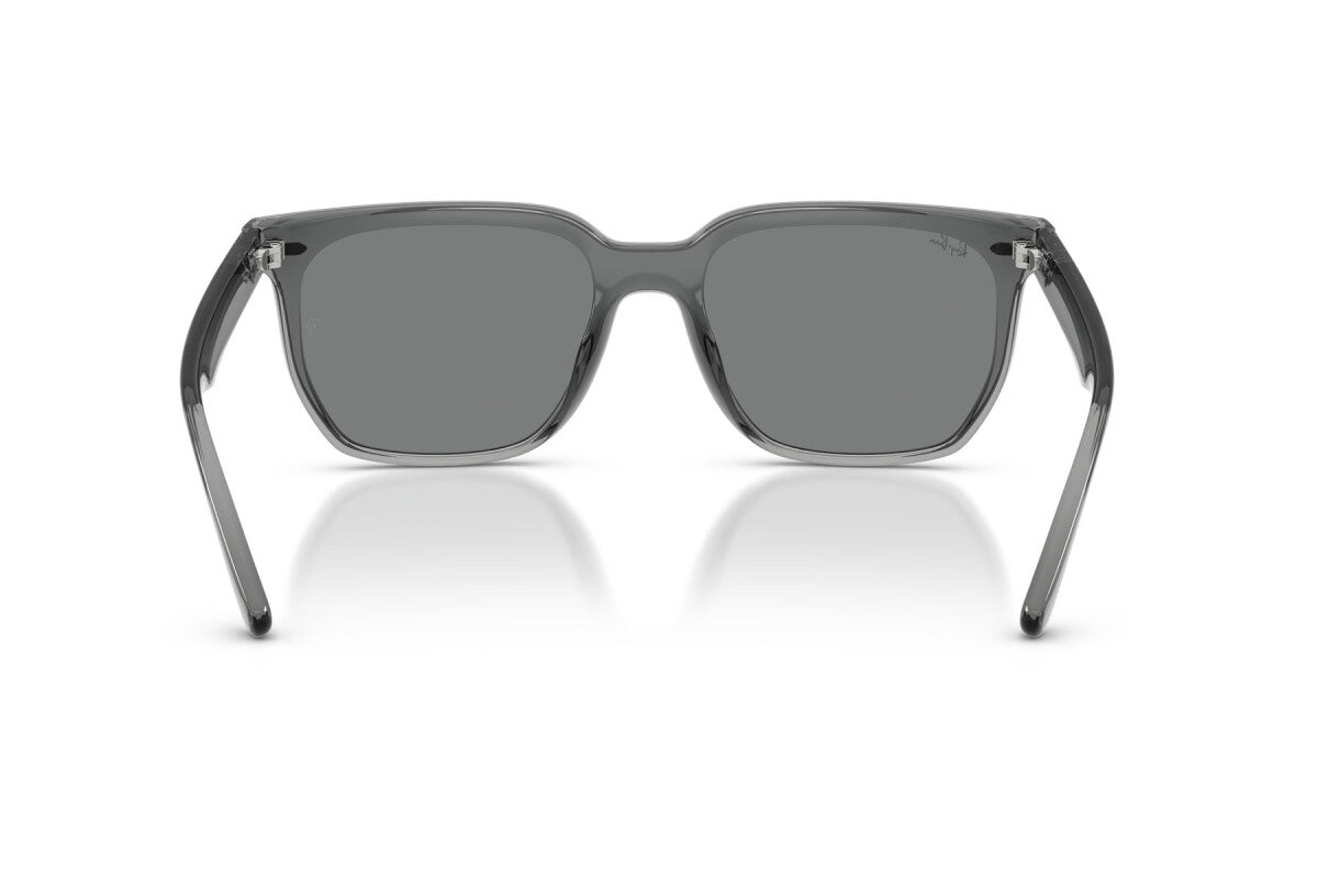 OCCHIALE DA SOLE UNISEX RAY-BAN RB 4466D - 645087 GRIGIO TRASPARENTE - TAGLIA 47