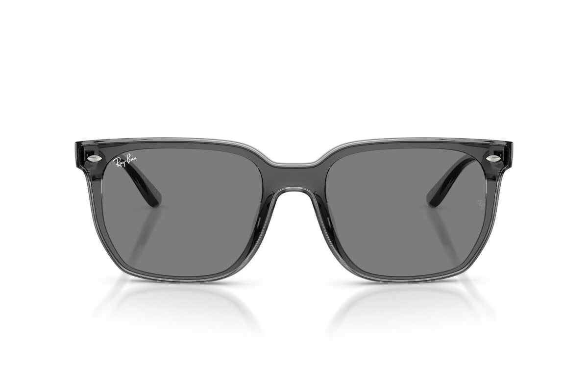 OCCHIALE DA SOLE UNISEX RAY-BAN RB 4466D - 645087 GRIGIO TRASPARENTE - TAGLIA 47