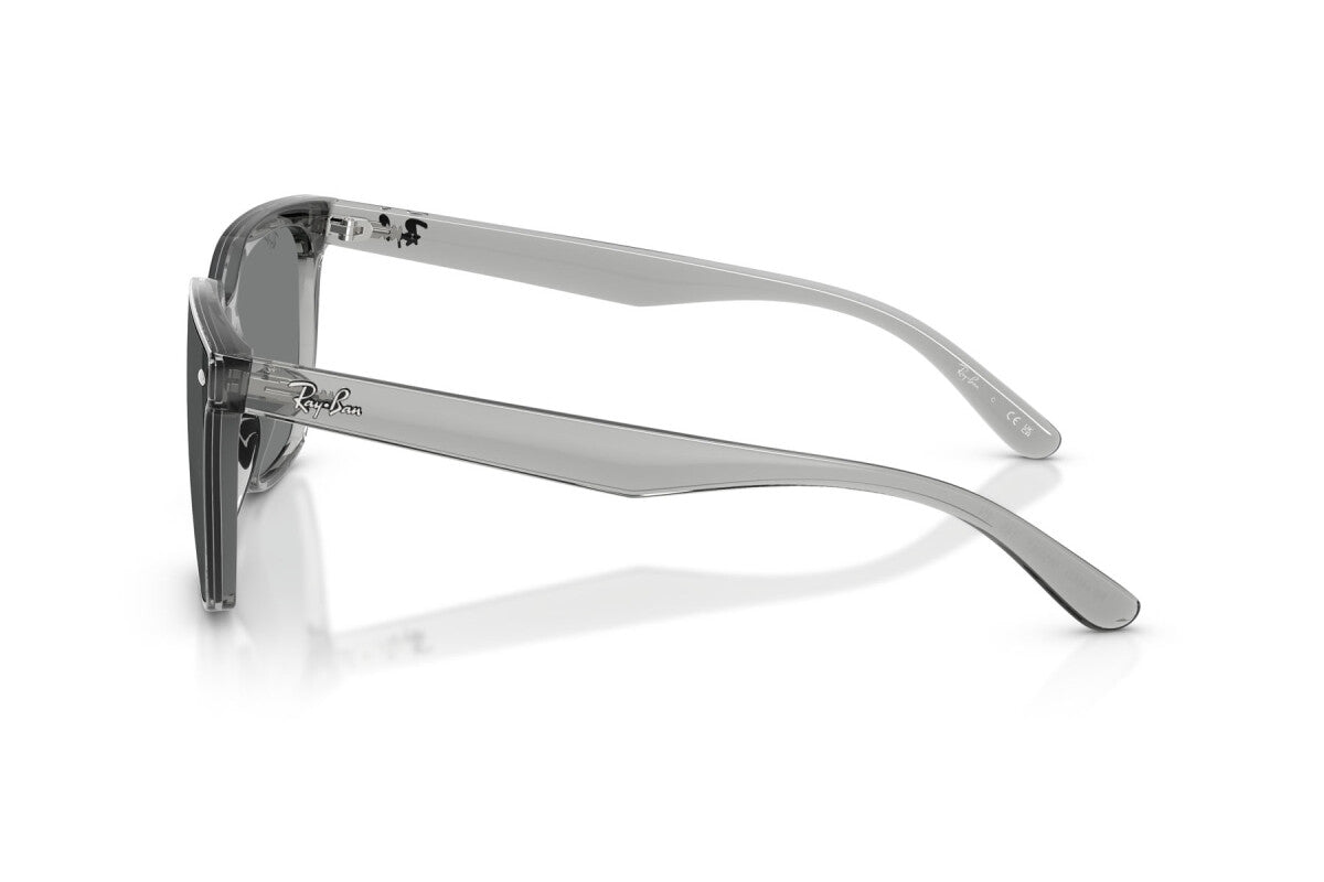 OCCHIALE DA SOLE UNISEX RAY-BAN RB 4466D - 645087 GRIGIO TRASPARENTE - TAGLIA 47