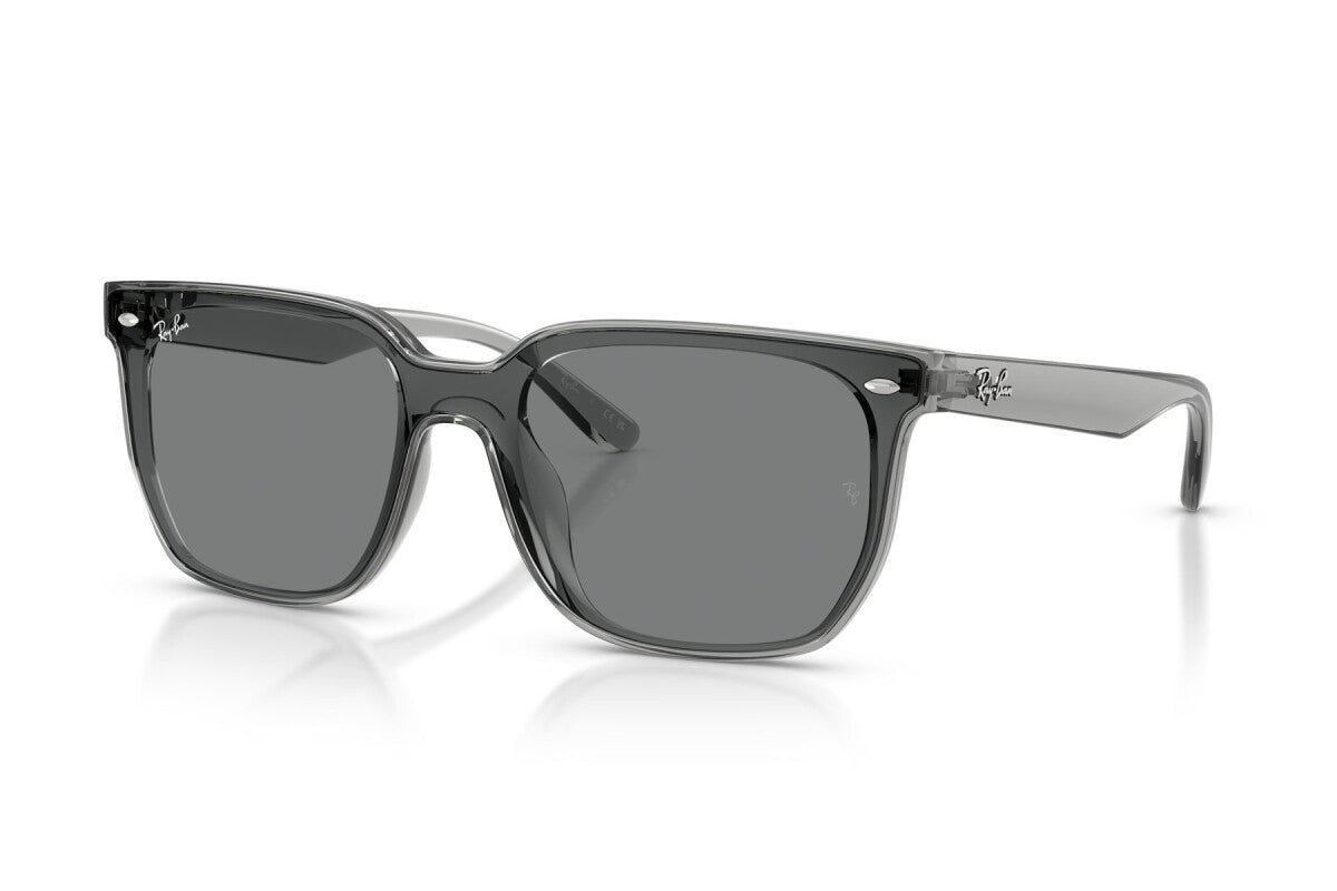 OCCHIALE DA SOLE UNISEX RAY-BAN RB 4466D - 645087 GRIGIO TRASPARENTE - TAGLIA 47