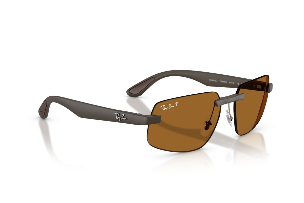 OCCHIALE DA SOLE UNISEX | RAY-BAN RB 4475CH - CHROMANCE 6124BB - CALIBRO 60