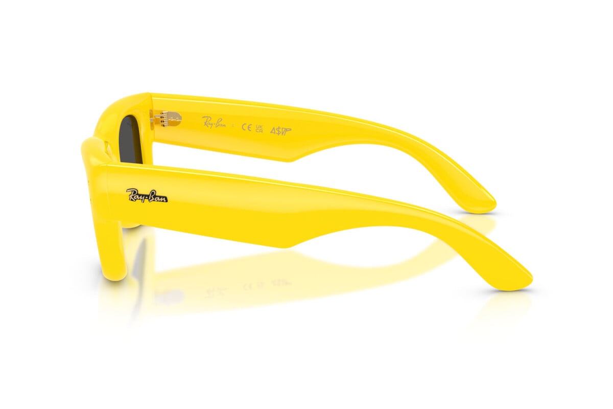 OCCHIALE DA SOLE UNISEX RAY-BAN RB 4940 - WAYFARER PUFFER 683087 GIALLO - TAGLIA 47