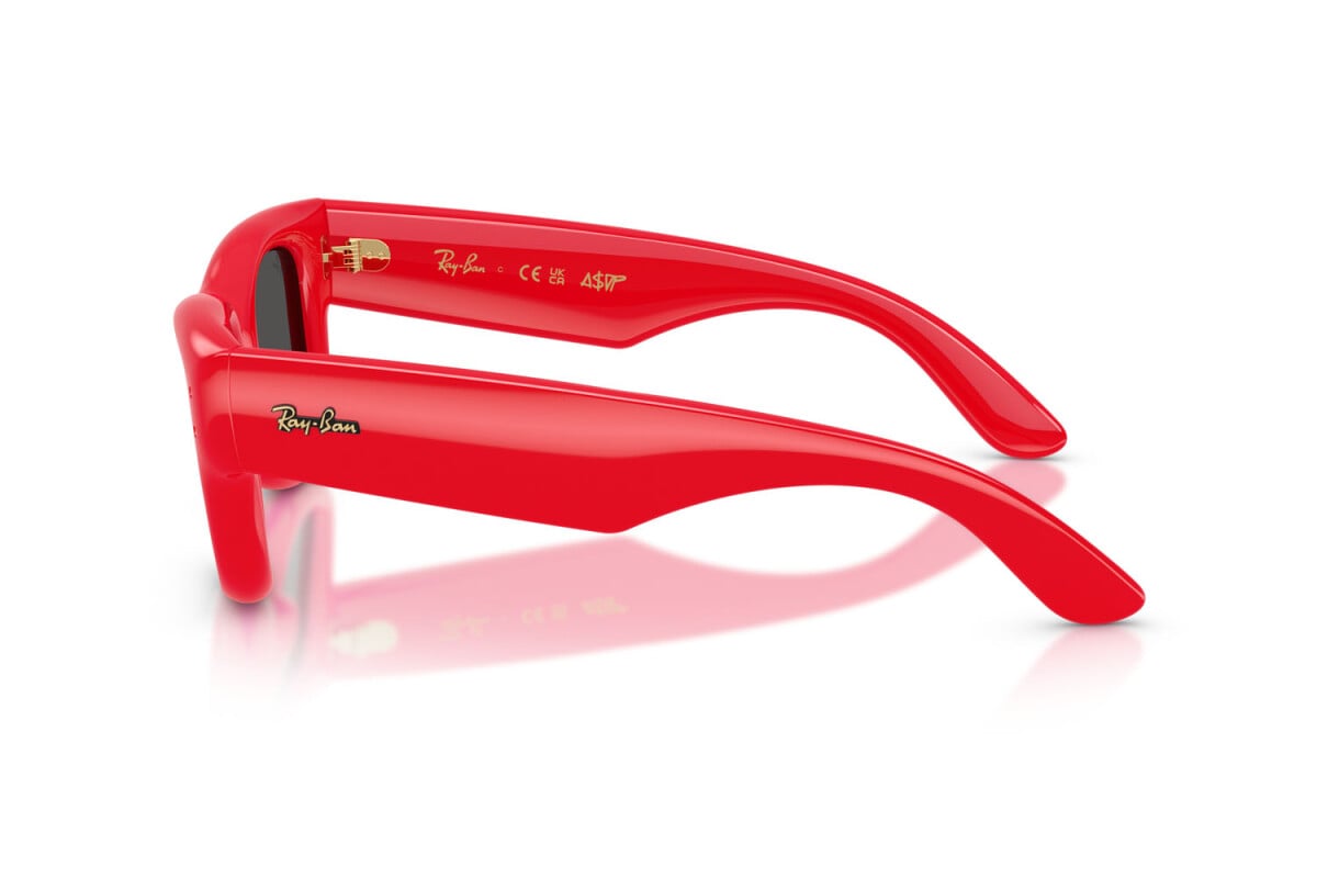 OCCHIALE DA SOLE UNISEX RAY-BAN RB 4940 - WAYFARER PUFFER 683187 ROSSO - TAGLIA 47