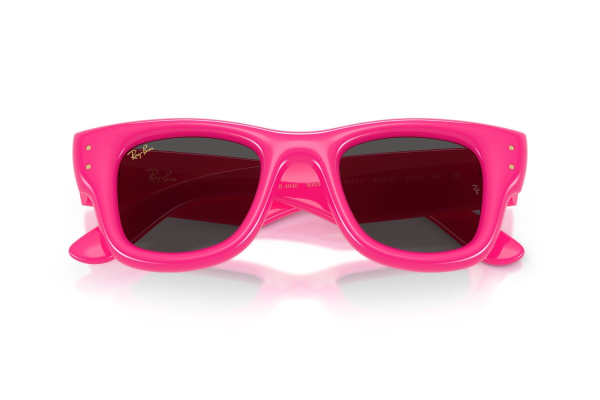 OCCHIALE DA SOLE UNISEX RAY-BAN RB 4940 - WAYFARER PUFFER 683287 FUCSIA - TAGLIA 47