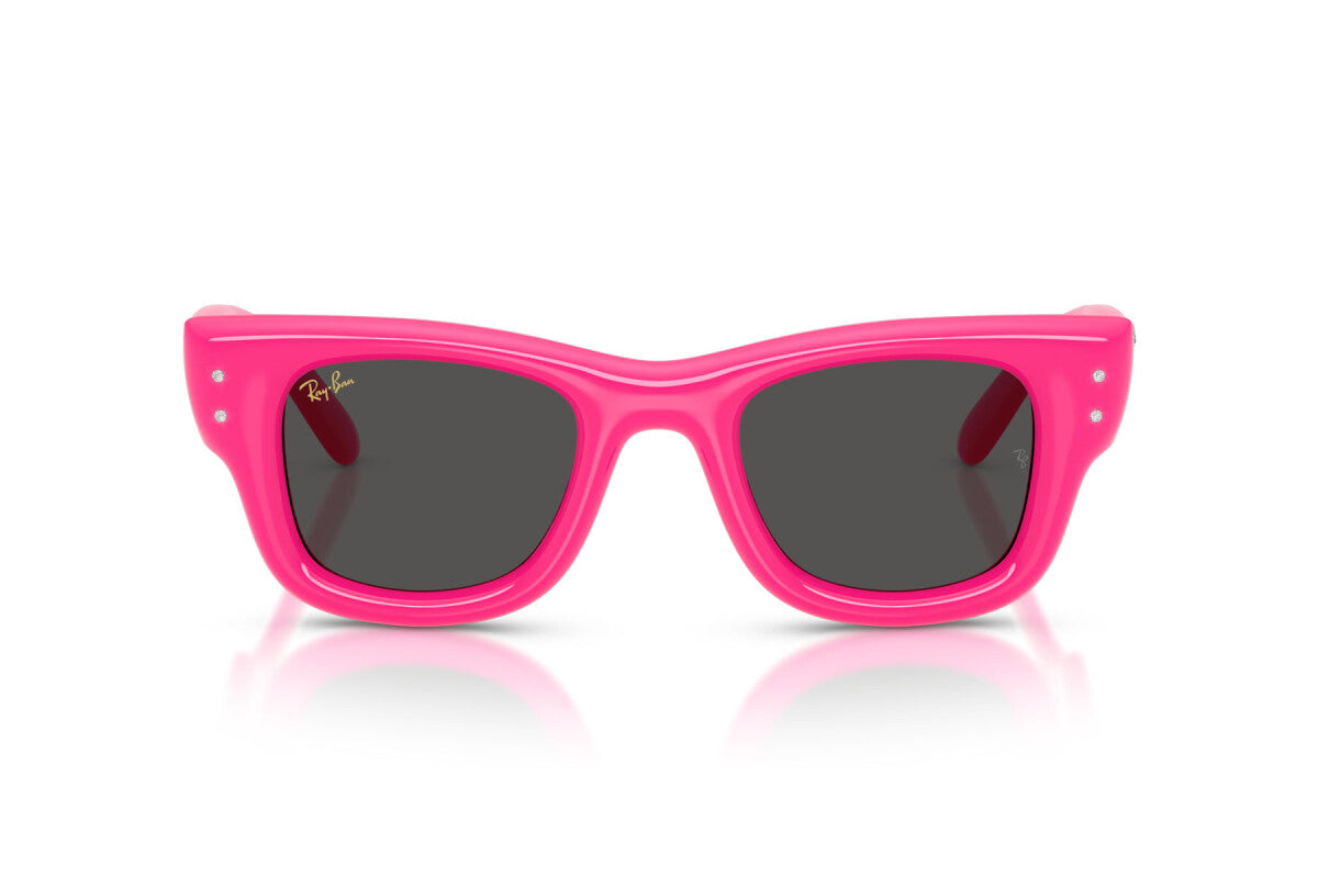 OCCHIALE DA SOLE UNISEX RAY-BAN RB 4940B - WAYFARER PUFFER 686287 ROSA E STRASS - TAGLIA 47