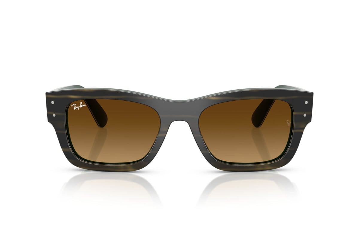 OCCHIALE DA SOLE UNISEX RAY-BAN RB 7683S - JOSEPH 140285 STRISCE VERDI SU VERDE - TAGLIA 55