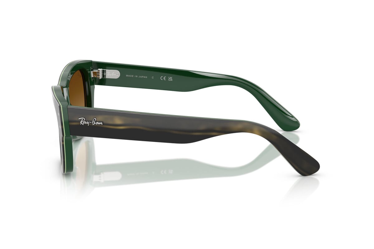 OCCHIALE DA SOLE UNISEX RAY-BAN RB 7683S - JOSEPH 140285 STRISCE VERDI SU VERDE - TAGLIA 55