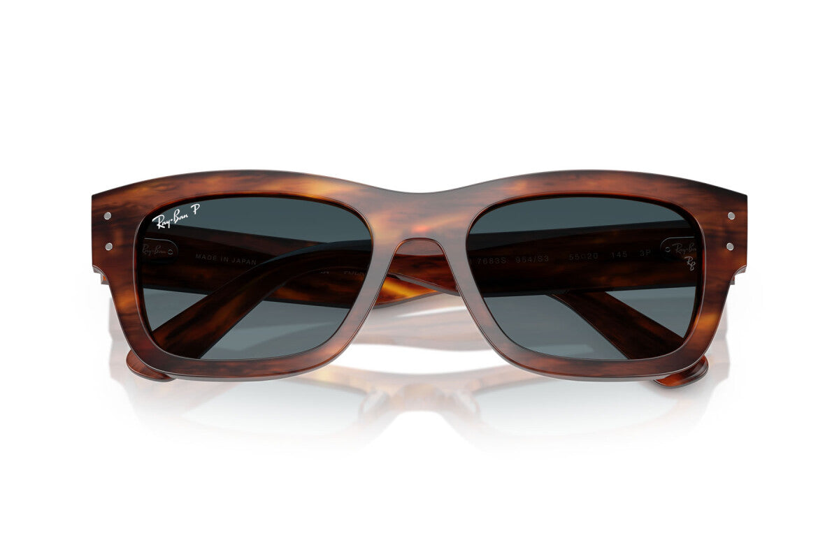 OCCHIALE DA SOLE UNISEX RAY-BAN RB 7683S - JOSEPH 954/S3 AVANA A STRISCE - TAGLIA 55