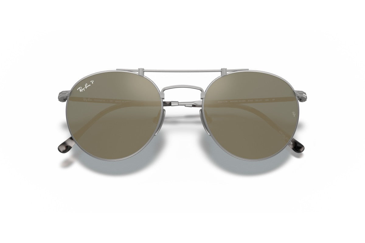 OCCHIALE DA SOLE UNISEX | RAY-BAN ROUND TITANIUM RB 8147M - 9165 - CALIBRO 50