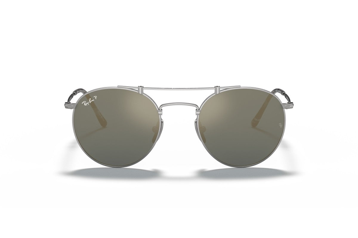 OCCHIALE DA SOLE UNISEX | RAY-BAN ROUND TITANIUM RB 8147M - 9165 - CALIBRO 50