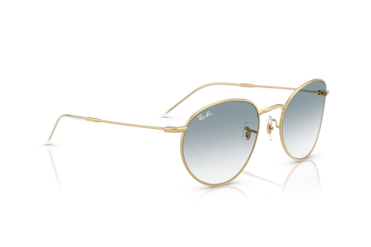 OCCHIALE DA SOLE UNISEX RAY-BAN RB R0103S - ROUND REVERSE 001/79 ARISTA GOLD - TAGLIA 55