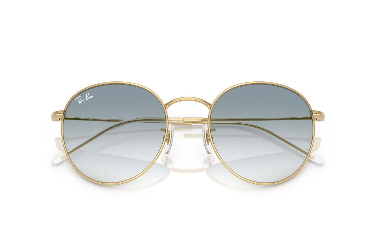 OCCHIALE DA SOLE UNISEX RAY-BAN RB R0103S - ROUND REVERSE 001/79 ARISTA GOLD - TAGLIA 55