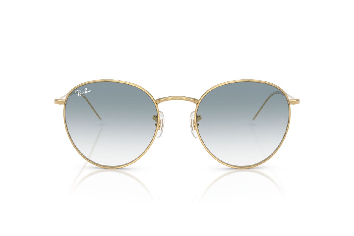 OCCHIALE DA SOLE UNISEX RAY-BAN RB R0103S - ROUND REVERSE 001/79 ARISTA GOLD - TAGLIA 55