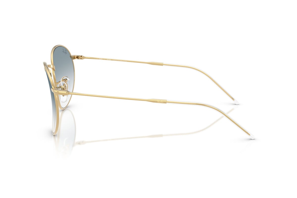 OCCHIALE DA SOLE UNISEX RAY-BAN RB R0103S - ROUND REVERSE 001/79 ARISTA GOLD - TAGLIA 55