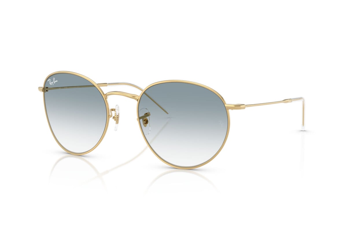 OCCHIALE DA SOLE UNISEX RAY-BAN RB R0103S - ROUND REVERSE 001/79 ARISTA GOLD - TAGLIA 55
