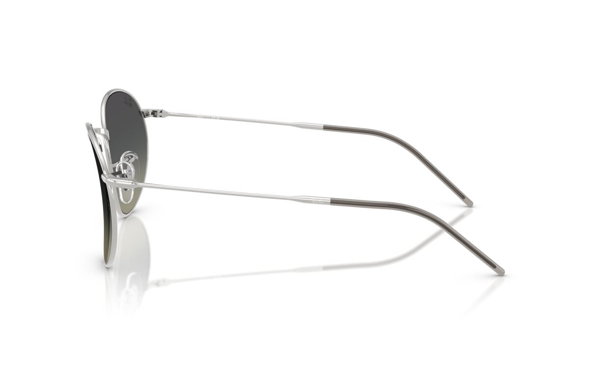 OCCHIALE DA SOLE UNISEX RAY-BAN RB R0103S - ROUND REVERSE 003/11 ARGENTO - TAGLIA 55