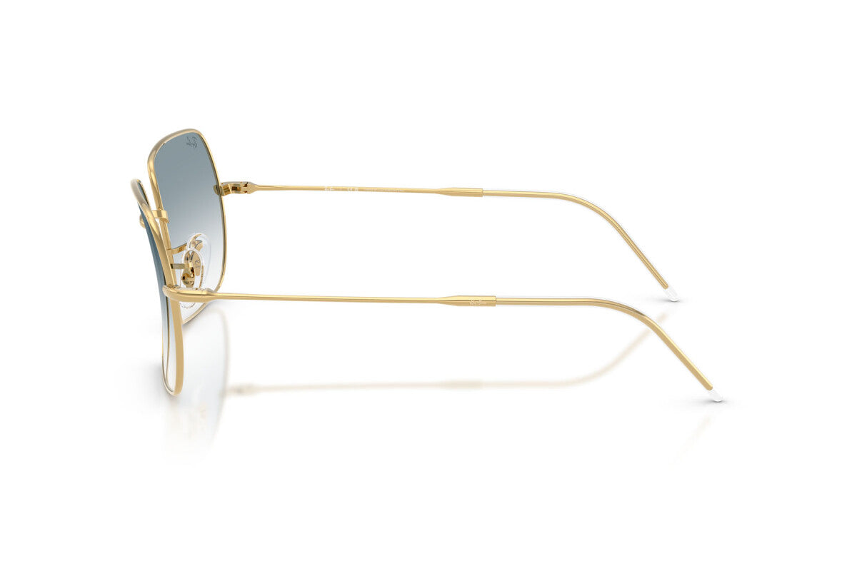 OCCHIALE DA SOLE DONNA RAY-BAN RB R0104S - SQUARE REVERSE 001/79 ARISTA GOLD - TAGLIA 56