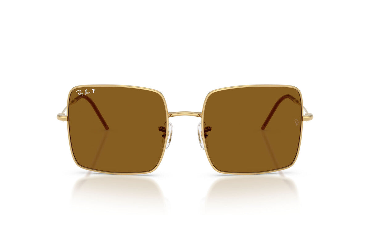OCCHIALE DA SOLE DONNA RAY-BAN RB R0104S - SQUARE REVERSE 001/83 ARISTA GOLD - TAGLIA 56