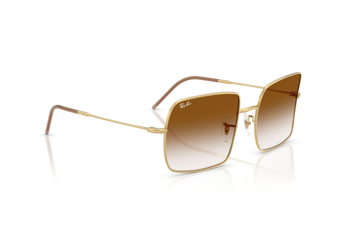 OCCHIALE DA SOLE DONNA RAY-BAN RB R0104S - SQUARE REVERSE 001/CB ARISTA GOLD - TAGLIA 56