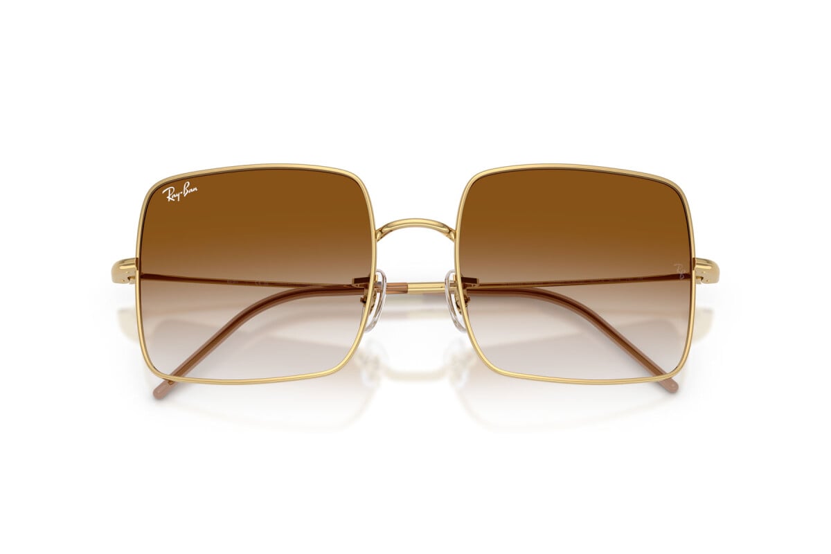 OCCHIALE DA SOLE DONNA RAY-BAN RB R0104S - SQUARE REVERSE 001/CB ARISTA GOLD - TAGLIA 56