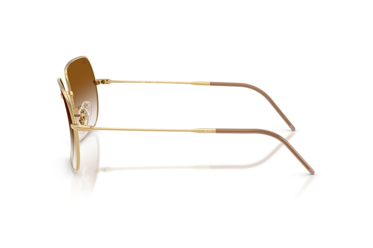 OCCHIALE DA SOLE DONNA RAY-BAN RB R0104S - SQUARE REVERSE 001/CB ARISTA GOLD - TAGLIA 56