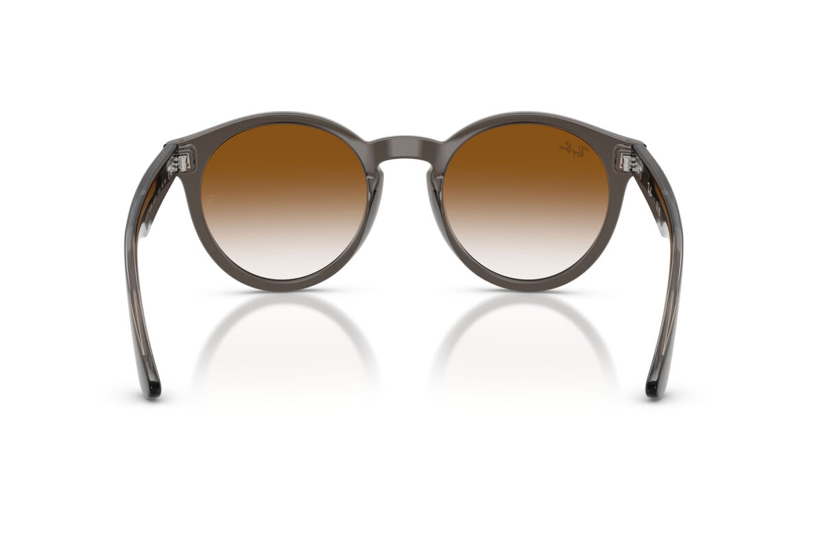 OCCHIALE DA SOLE UNISEX RAY-BAN RB R0505S - 6707CB GRIGIO SCURO TRASPARENTE - TAGLIA 52