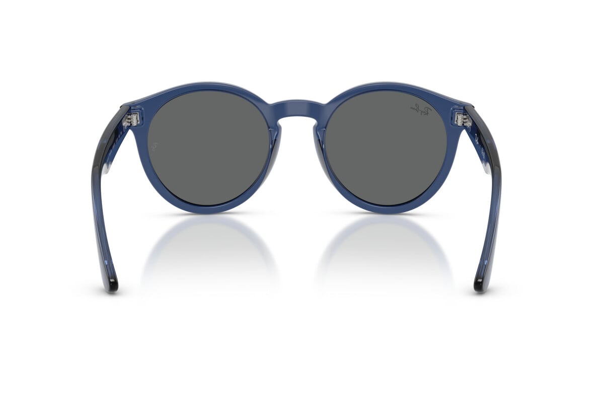 OCCHIALE DA SOLE UNISEX RAY-BAN RB R0505S - 6708GR BLU NAVY TRASPARENTE - TAGLIA 52