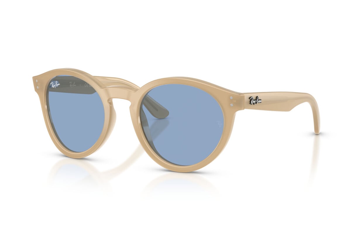 OCCHIALE DA SOLE UNISEX RAY-BAN RB R0505S - 678072 BEIGE OPALE - TAGLIA 52
