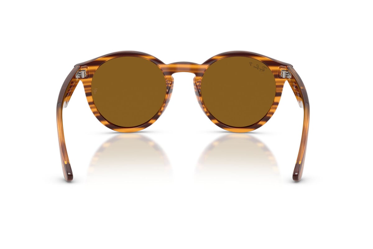 OCCHIALE DA SOLE UNISEX RAY-BAN RB R0505S - 679183 AVANA A STRISCE - TAGLIA 52