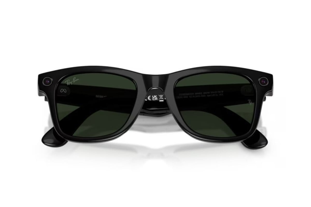 OCCHIALE DA SOLE UNISEX RAY-BAN RW 4012 - 601/1M META AI GLASSES WAYFARER - TAGLIA 53