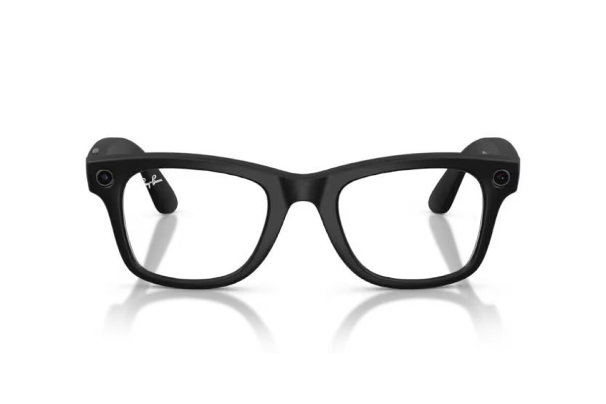 OCCHIALE DA SOLE UNISEX RAY-BAN RW 4012 - 601SSB META AI GLASSES WAYFARER - TAGLIA 50