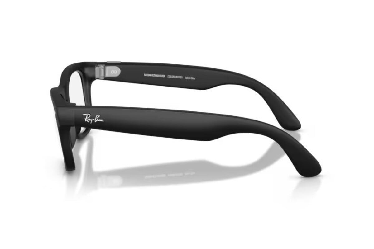 OCCHIALE DA SOLE UNISEX RAY-BAN RW 4012 - 601SSB META AI GLASSES WAYFARER - TAGLIA 50