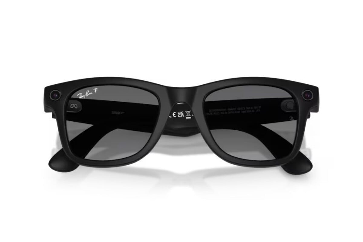 OCCHIALE DA SOLE UNISEX RAY-BAN RW 4012 - 601ST3 META AI GLASSES WAYFARER - TAGLIA 53