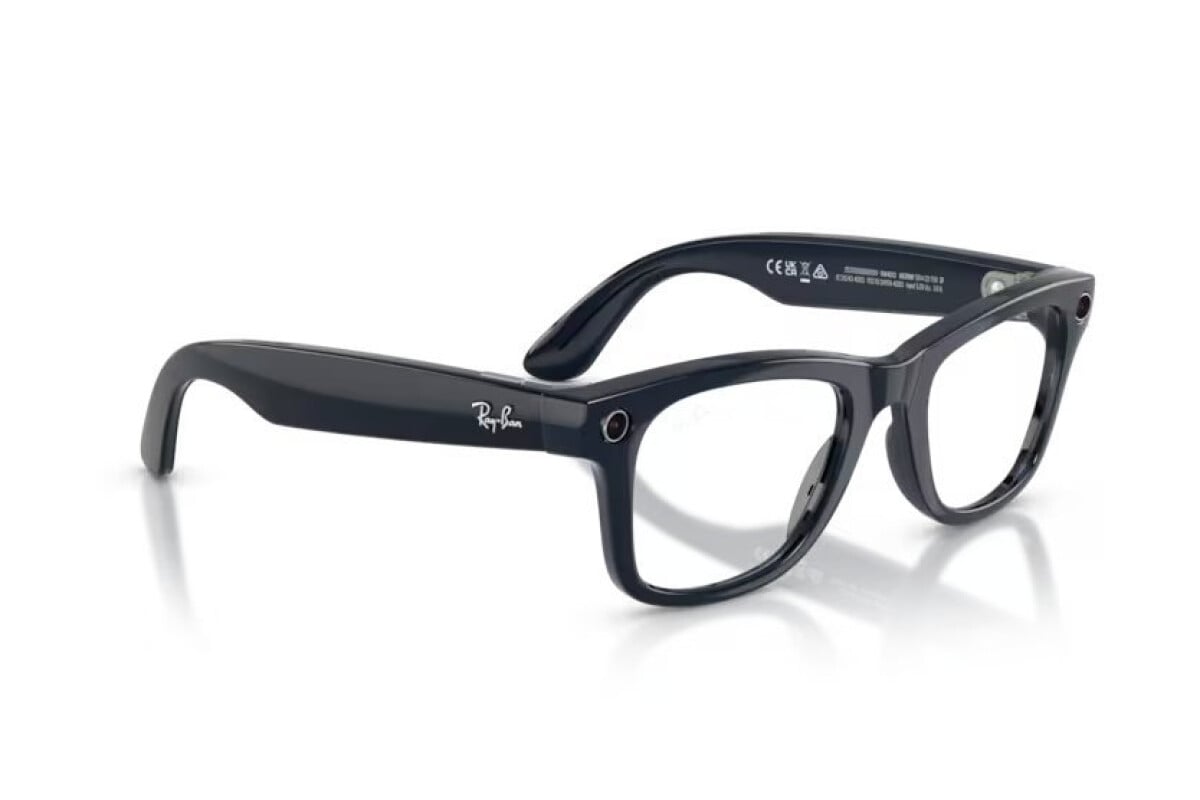 OCCHIALE DA SOLE UNISEX RAY-BAN RW 4012 - 6628MF META AI GLASSES WAYFARER - TAGLIA 50