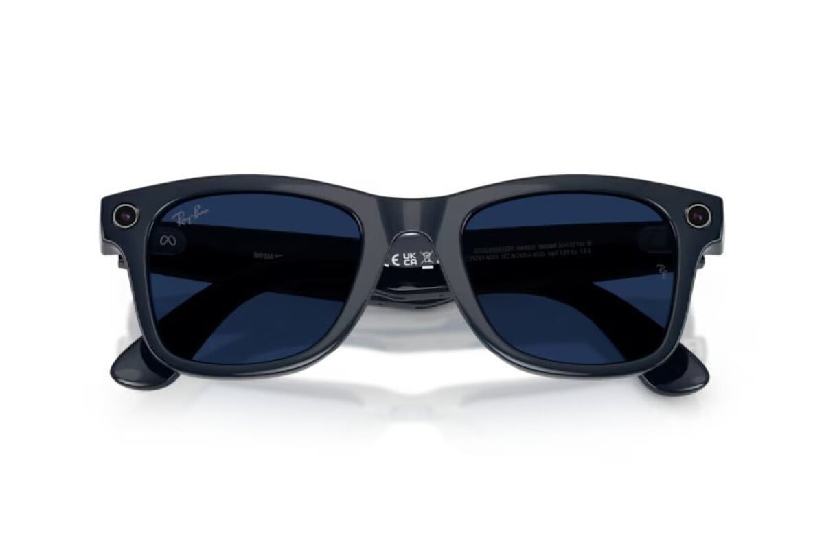 OCCHIALE DA SOLE UNISEX RAY-BAN RW 4012 - 6628MF META AI GLASSES WAYFARER - TAGLIA 53