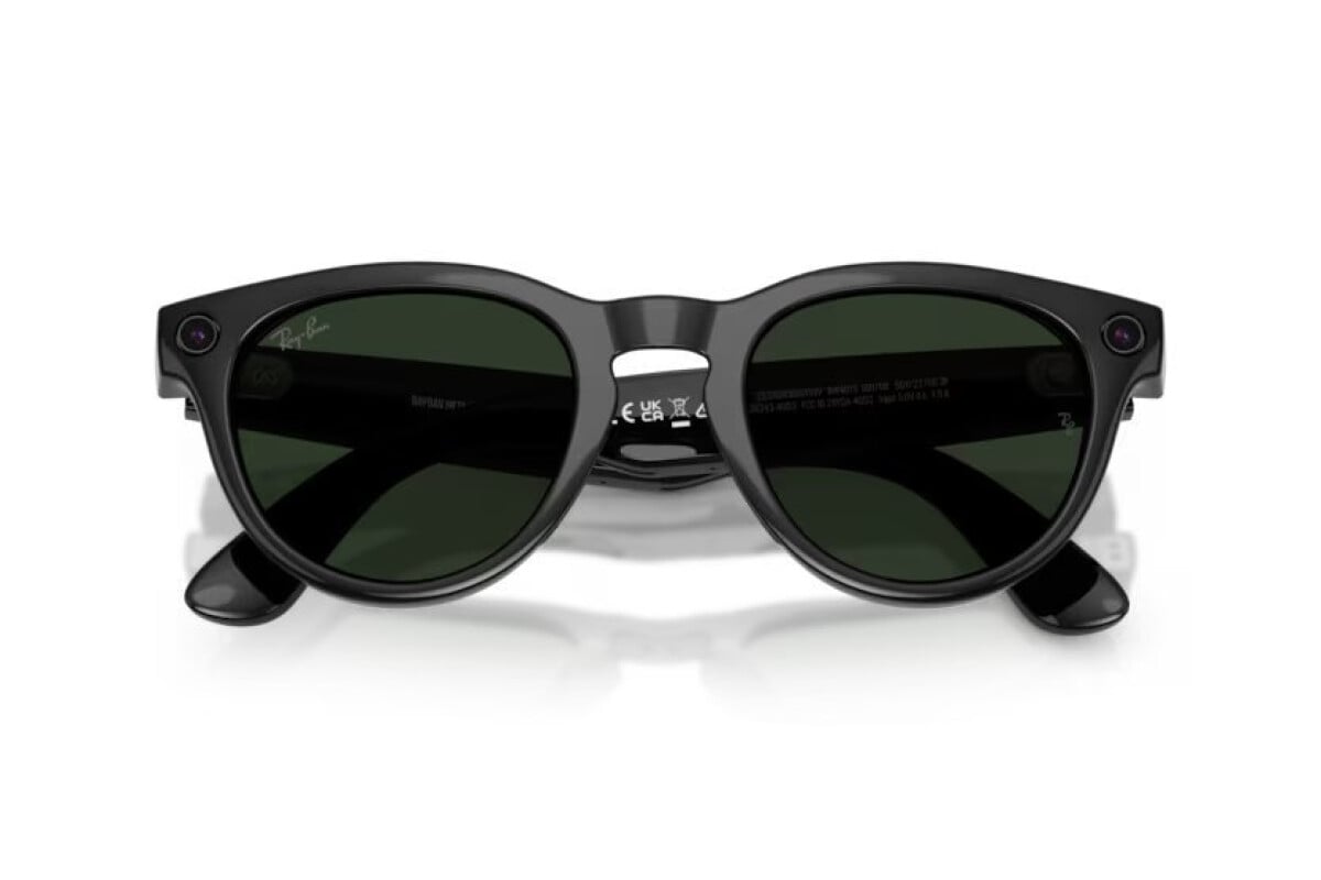 OCCHIALE DA SOLE UNISEX RAY-BAN RW 4013 - 601/1M META AI GLASSES HEADLINER - TAGLIA 50