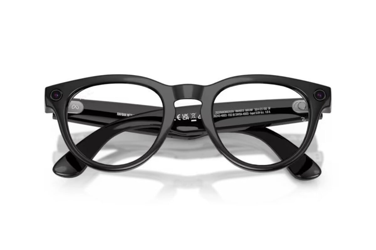 OCCHIALE DA SOLE UNISEX RAY-BAN RW 4013F - 601/MF META AI GLASSES HEADLINER - TAGLIA 51