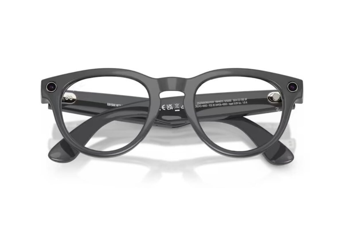 OCCHIALE DA SOLE UNISEX RAY-BAN RW 4013 - 6702CE META AI GLASSES HEADLINER - TAGLIA 50