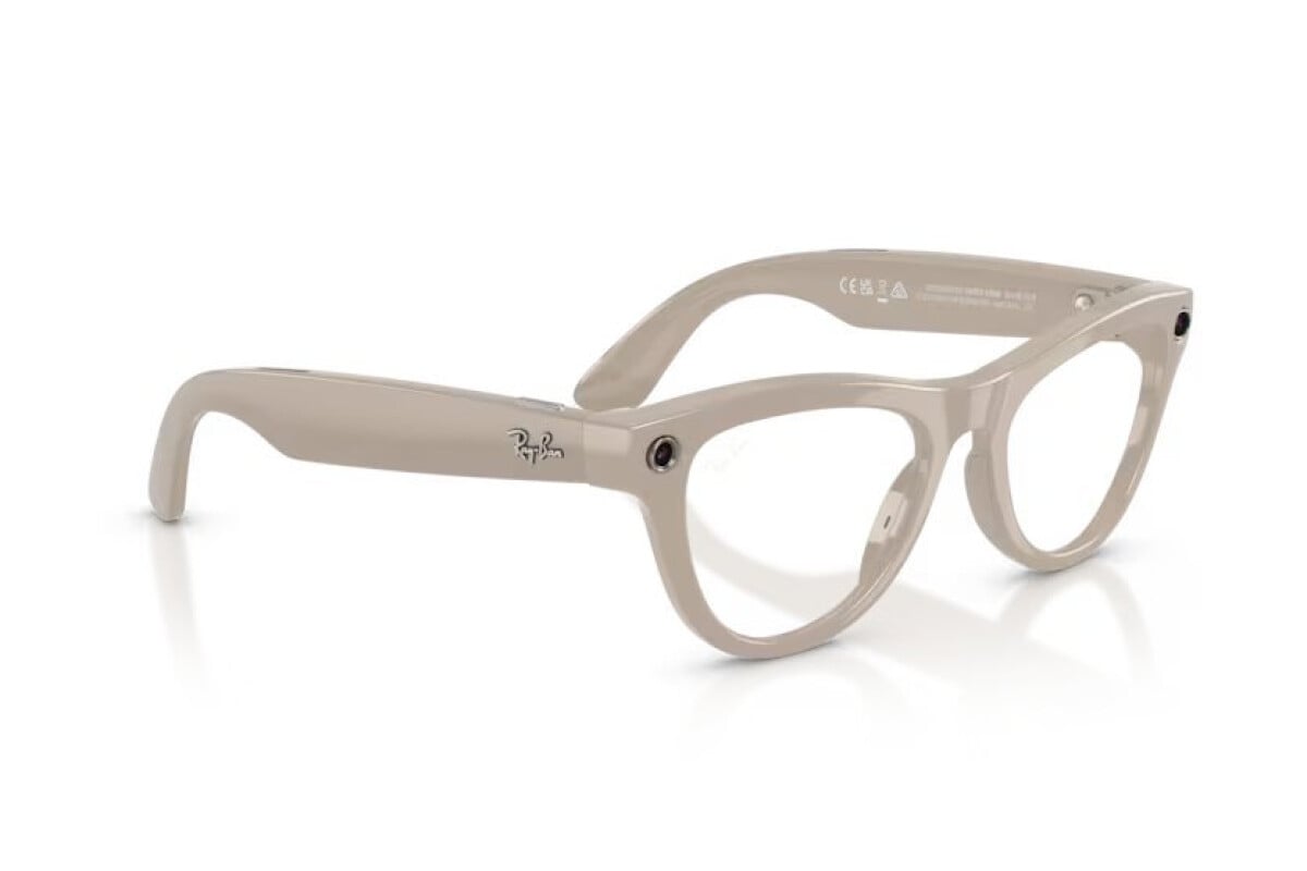 OCCHIALE DA SOLE UNISEX RAY-BAN RW 4014 - 6700MF META AI GLASSES SKYLER - TAGLIA 52