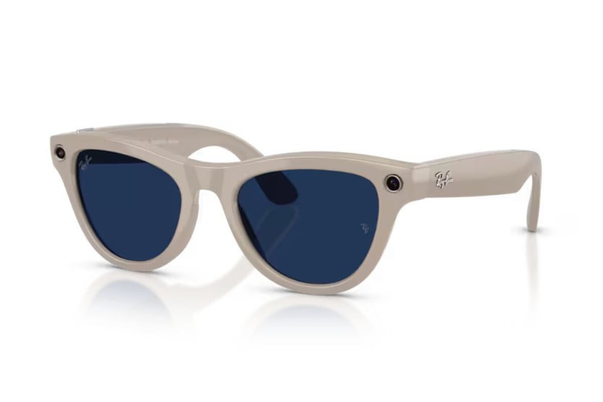 OCCHIALE DA SOLE UNISEX RAY-BAN RW 4014 - 6700MF META AI GLASSES SKYLER - TAGLIA 52