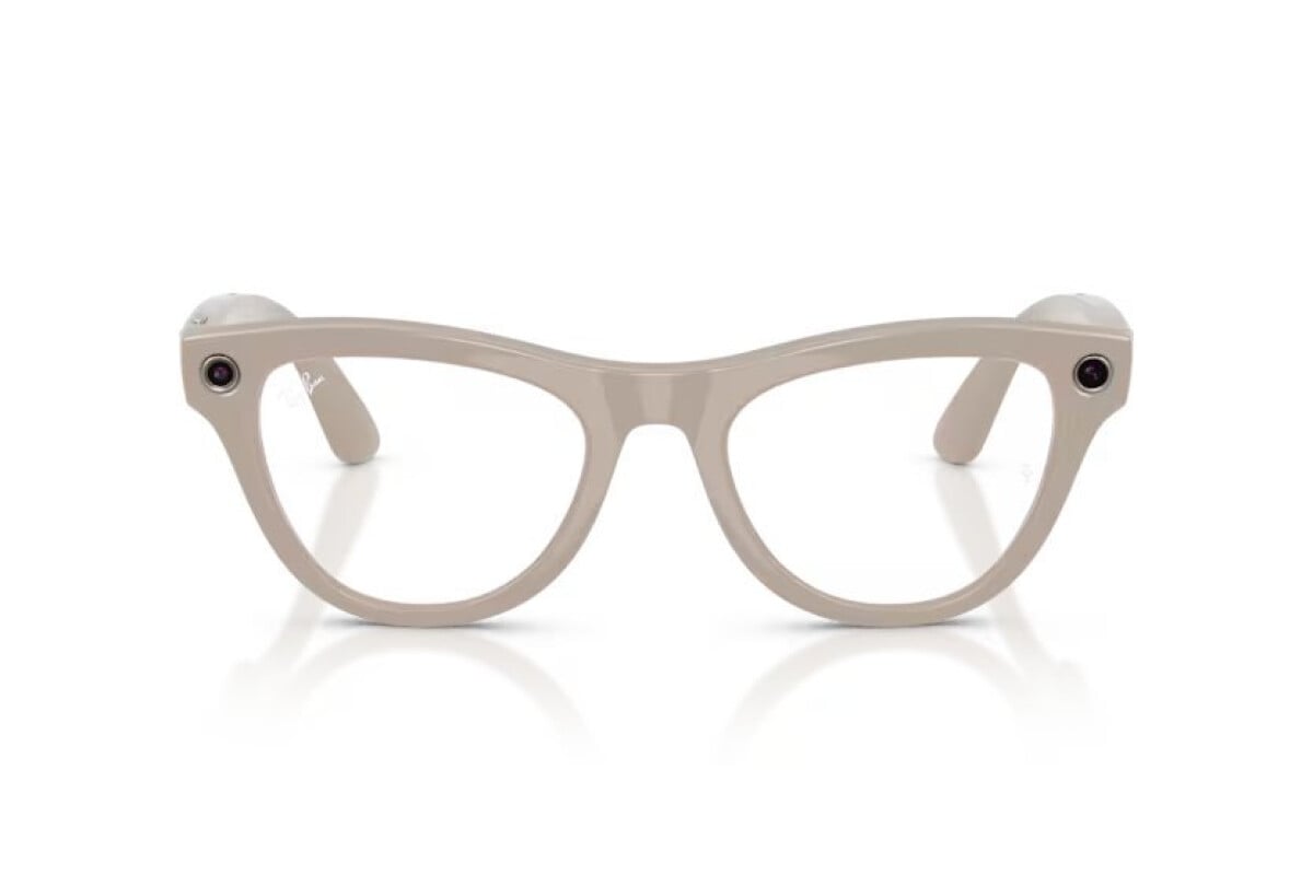 OCCHIALE DA SOLE UNISEX RAY-BAN RW 4014 - 6700MF META AI GLASSES SKYLER - TAGLIA 52