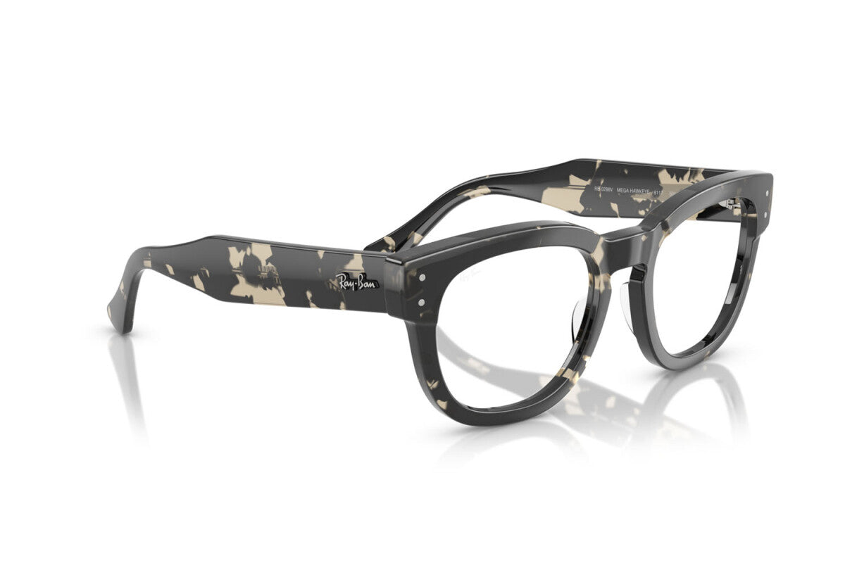 OCCHIALE DA VISTA UNISEX RAY-BAN RX 0298V MEGA HAWKEYE 8117 AVANA GRIGIA - TAGLIA 50