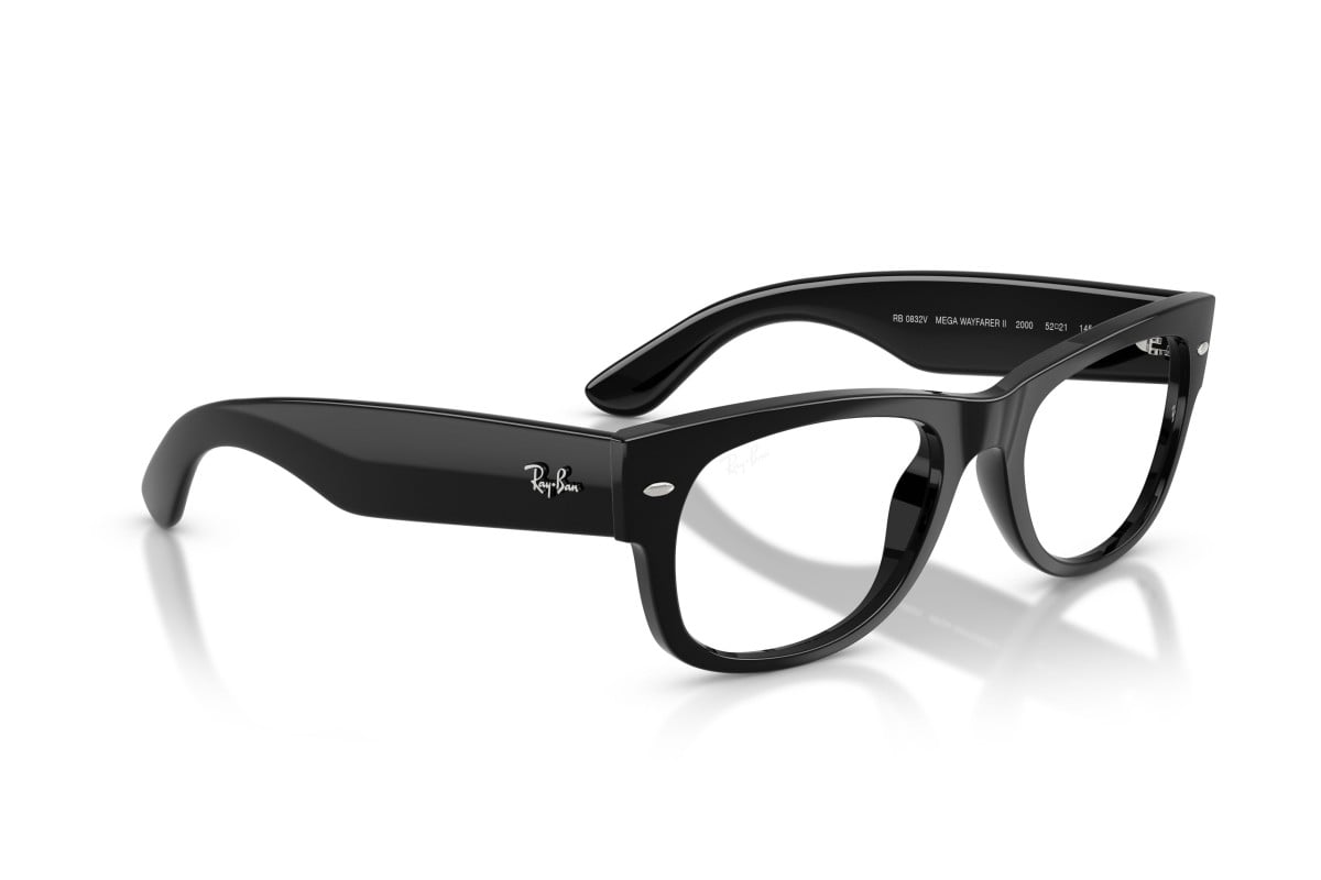 OCCHIALI DA VISTA UNISEX | RAY-BAN MEGA WAYFARER II RX 0832V - 2000 - CALIBRO 52