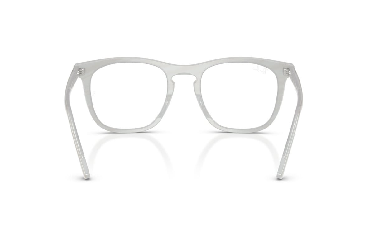 OCCHIALE DA SOLE UNISEX RAY-BAN RX 2210V - 8382 FOTO A STRISCE AZZURRO CHIARO - TAGLIA 53