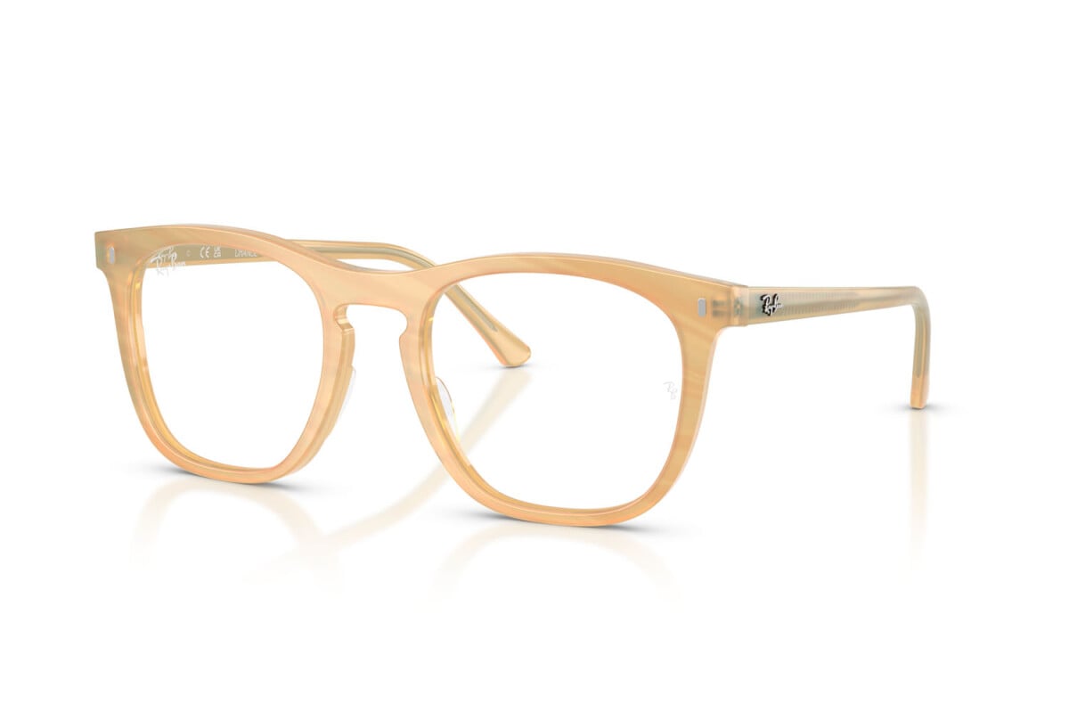 OCCHIALE DA SOLE UNISEX RAY-BAN RX 2210V - 8383 FOTO STRIATO MARRONE - TAGLIA 53