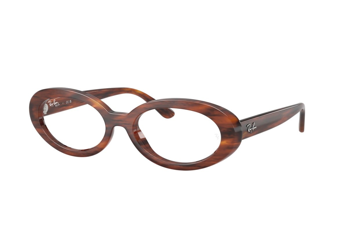 WOMEN'S EYEGLASSES RAY-BAN RX 7046 ERIKA 8140 TRANSPARENT GRAY 