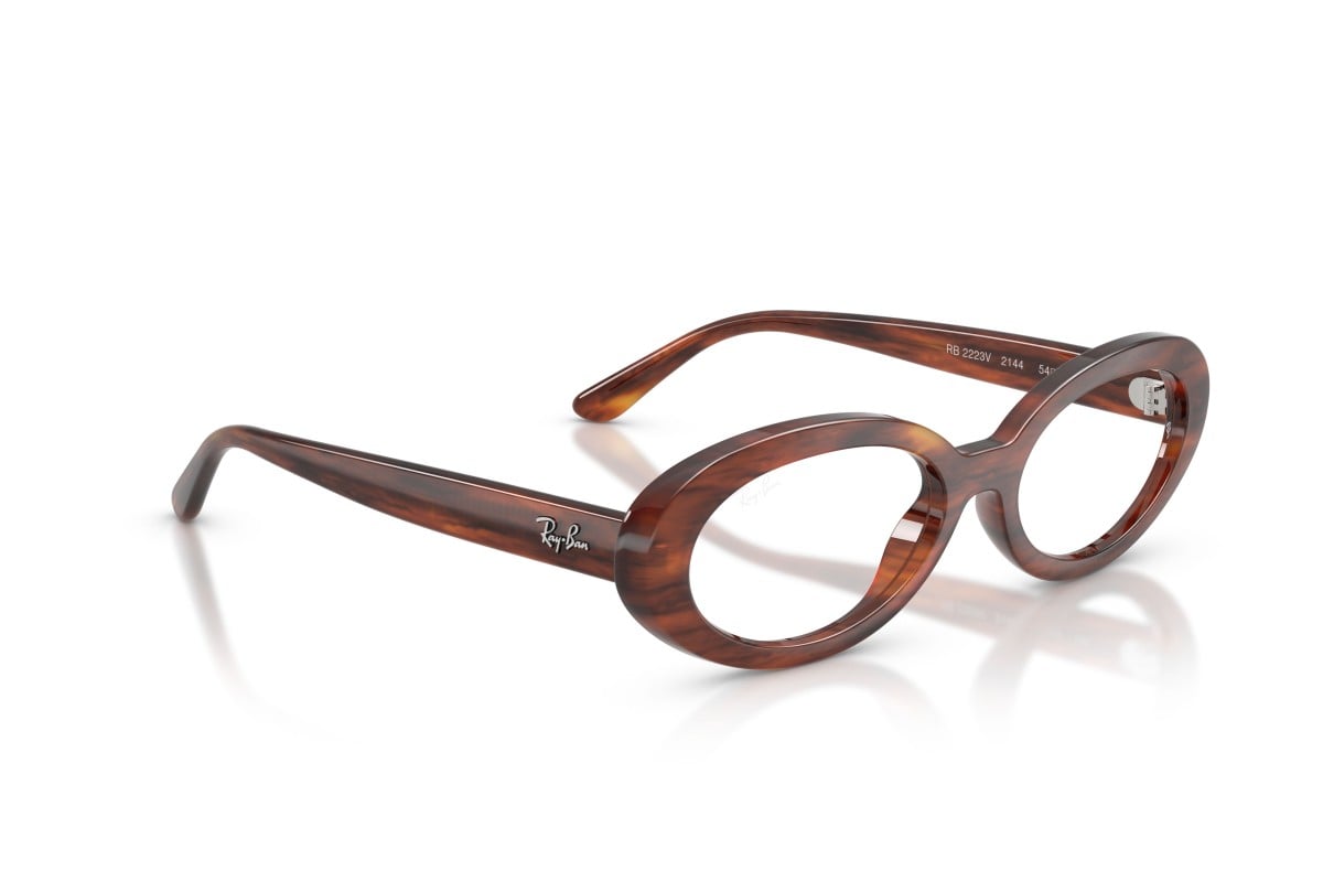 WOMEN'S EYEGLASSES RAY-BAN RX 7046 ERIKA 8140 TRANSPARENT GRAY 